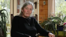 Deborah Hunter was forced to leave her family home at 16 years of age due to feeling unsafe. (ABC News: Maren Preuss)