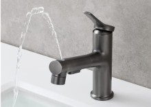 Tap (water cock) with water spurting up